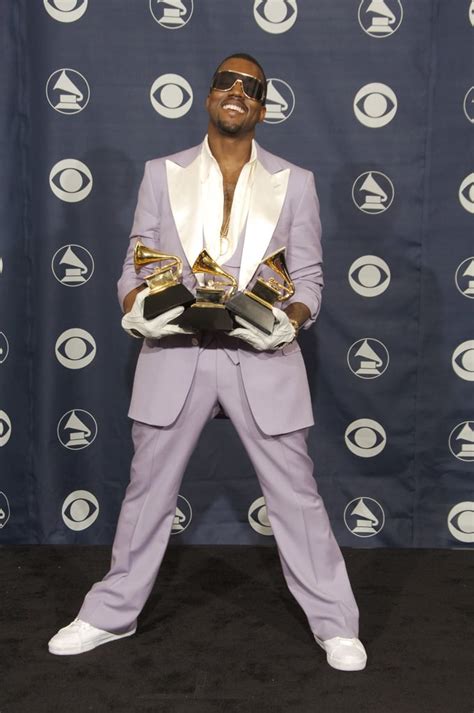 Kanye West The Best Grammys Dresses Of All Time Popsugar Fashion