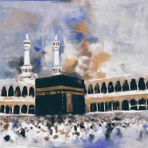 Khana Kaaba Painting By Mawra Tahreem Pixels