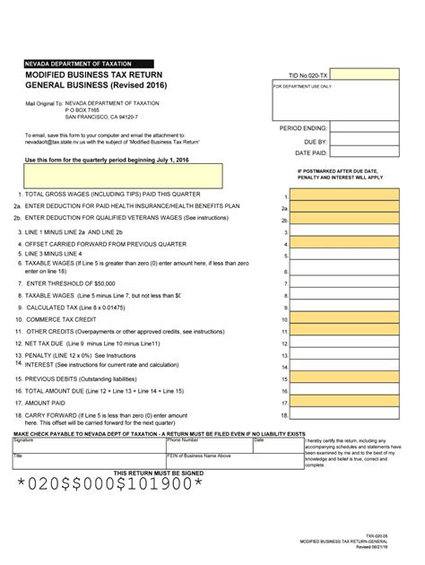Sales tax applies to most retail sales of goods and some services in minnesota. 2016-2020 Form NV DoT TID 020-TX Fill Online, Printable ...