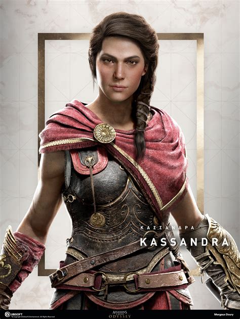 Margaux Doury Assassins Creed Odyssey Portrait Kassandra
