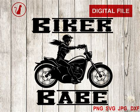 Biker Babe Svg Biker Babe Cut File Biker Svg Motorcycle Svg Etsy