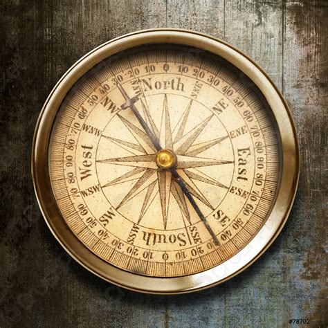 Vintage Compass On Old Background Stock Photo Crushpixel