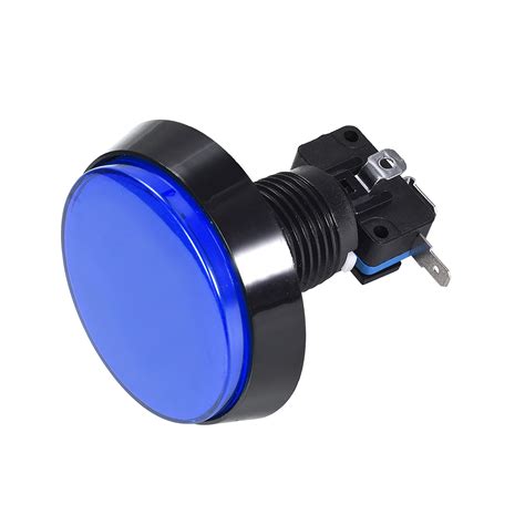 Game Push Button 60mm Round 12v Led Illuminated Push Button Switch With