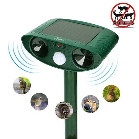 Buy Laier Outdoor Ultrasonic Pest Repeller Waterproof Solar Animal