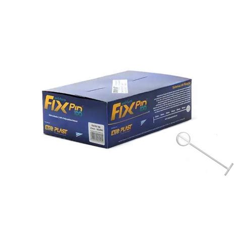 Pino Plástico Fix Pin Etiqplast mm Caixa Com Unidades Submarino