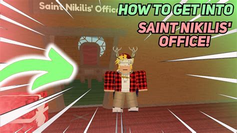 Mm2 How To Get In Niks Office In The New Christmas Update Youtube