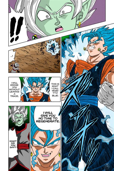 Vegito Blue Coloured From Dragon Ball Super Ch23 By