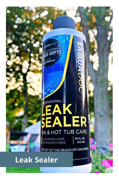 Aquadoc Spa Leak Repair And Hot Tub Leak Sealer Easily Fix A Leak For