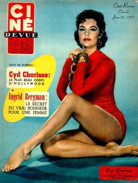 Cyd Charisse on the cover of Ciné Revue magazine June France Cyd charisse Movie stars