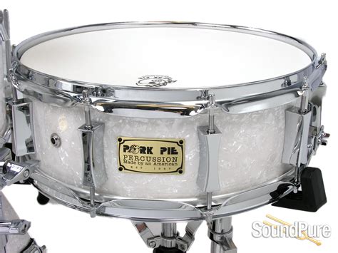 Pork Pie 4pc White Marine Pearl Maple Drum Set