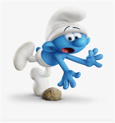 Smurfs Png Smurfs The Lost Village Clumsy 839x857 Png Download Pngkit