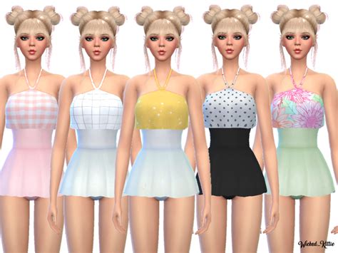 The Sims Resource Super Kawaii Bathing Suit Mesh Needed