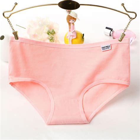 Sysea Solid Color Women Skinny Underpants Casual Low Waist Simple Briefs Panties Walmart Com