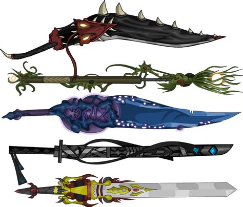 Top 5 Of My Powerpoint Aqw Weapons By Shadowseeker258 On Deviantart