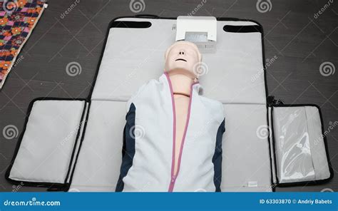 Model For Practicing Artificial Respiration Stock Photo Image Of