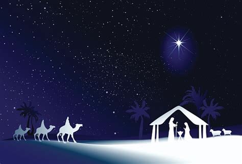 Nativity Scene Clip Art Vector Images And Illustrations Istock
