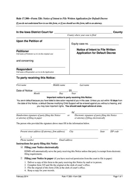 Ia Form 326 2014 2022 Complete Legal Document Online Us Legal Forms