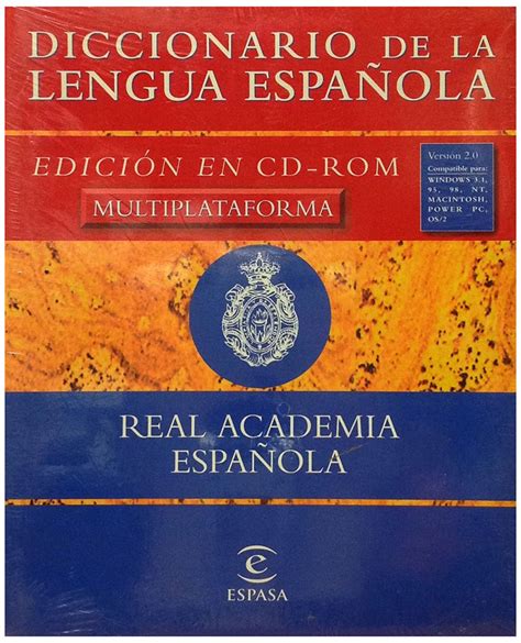 Diccionario Real Academia Española Cd Rom Versión 20 Girol Books