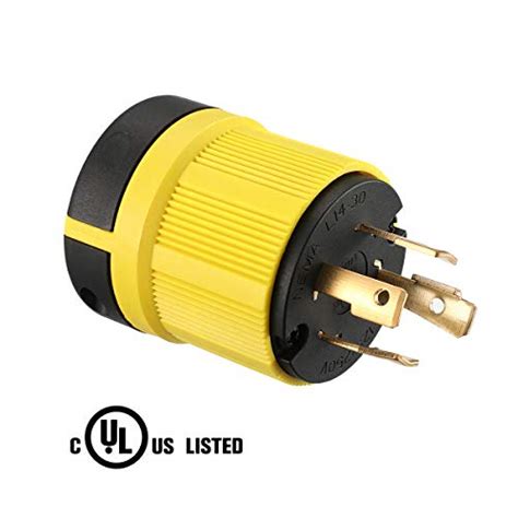 Miady Nema L14 30p Generator Plug 30 Amp 4 Prong Industrial Grade