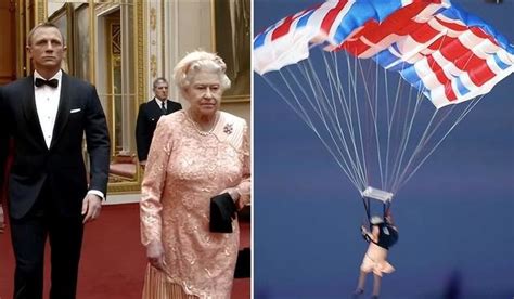 英国女王有多疯狂？伦敦奥运开幕式跳伞“空降”现场凤凰网