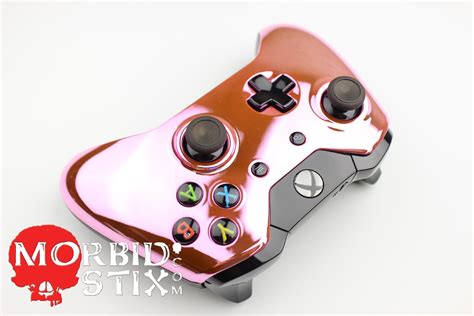 Pink Chrome Xbox One Controller 08 Morbidstix Gallery Since 2007