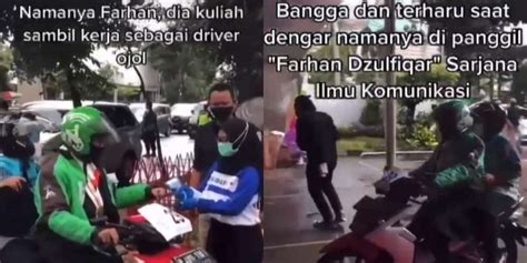 Viral Cowok Pakai Jaket Ojol Ikuti Wisuda Drive Thru Bikin Netizen