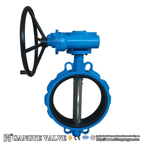 Wafer Type Wholly Rubber Lined Butterfly Valves Gangye Valve