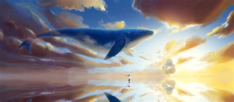 Artstation Whale In The Sky