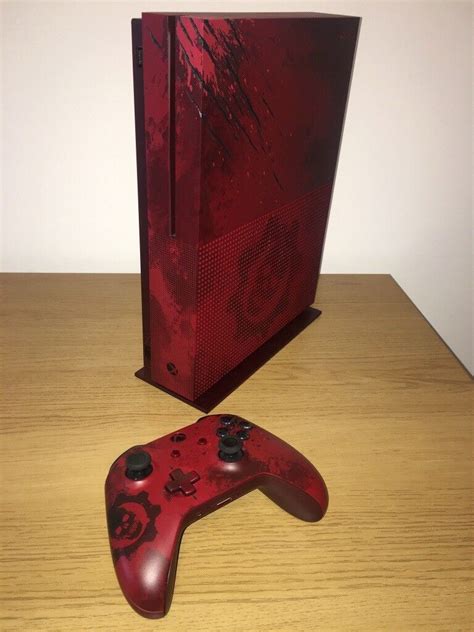 Xbox One S 2tb 4k Hdr Red Limited Edition Gaming Console In