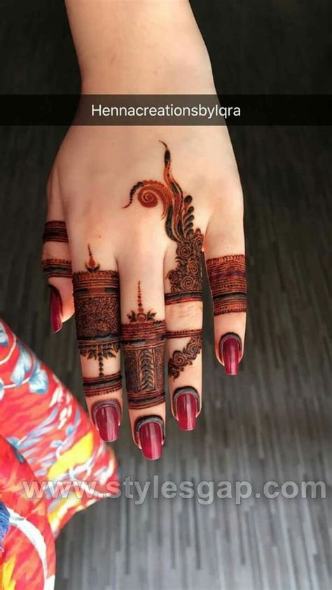 What can i say about this?? Beautiful Easy Finger Mehndi Designs 2020-2021 Styles | Mehndi designs for fingers, Mehndi ...