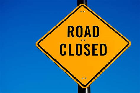 Road Closed Sign Pictures Images And Stock Photos Istock