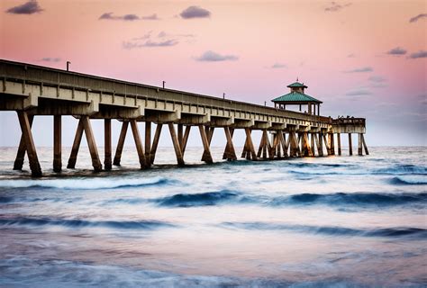 Deerfield Beach Pier At Dusk Just Had Enough Time This Wee Flickr