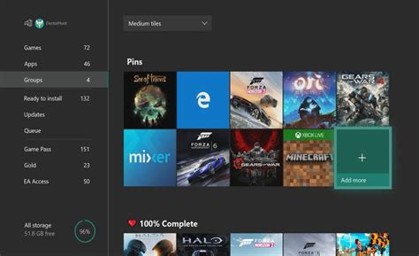 Xbox One Update For Insiders Adds 120hz Support Game Groups And More