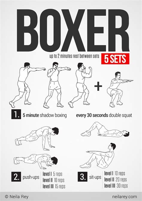 Boxer Workout By Neila Rey Boxer Workout Boxing Training Workout
