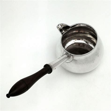 Antique George I Sterling Silver Brandy Warmer Saucepan Pan 1725