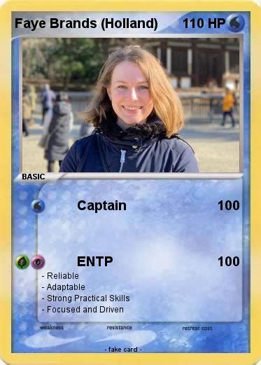 Pokémon Faye Brands Holland Captain My Pokemon Card