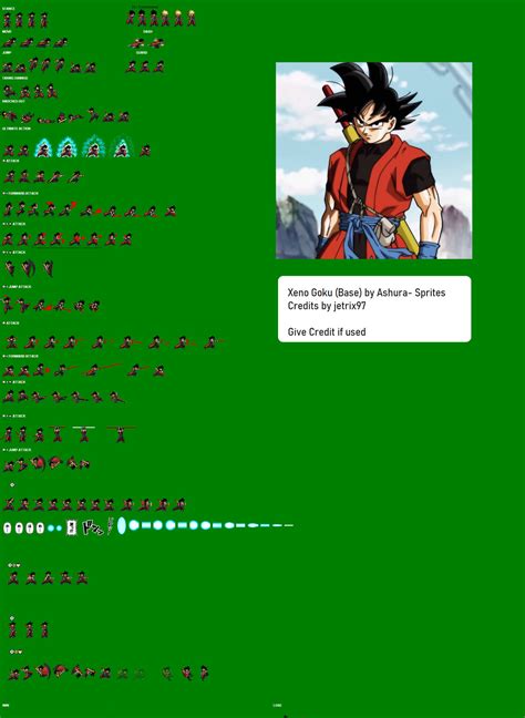 Xeno Goku Jus By Ashura Sprites On Deviantart