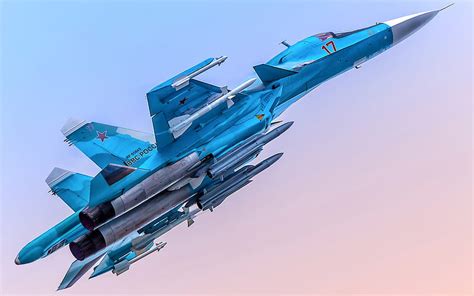 Sukhoi Su 34 Sky Fighters Fullback Russian Air Force Su 34