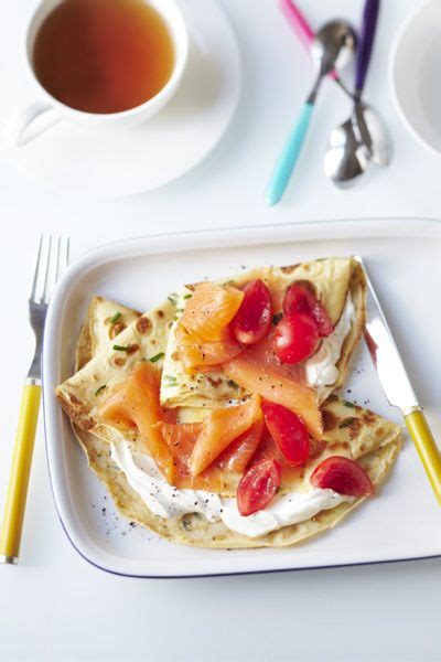 For an indulgent breakfast or tasty starter, try tesco real food's easy smoked salmon recipes that are sure to impress. chive pancakes with smoked salmon | Food, Lactose free breakfast, Recipes