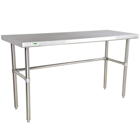 Filter (2) unbranded stainless steel top commercial work tables. Regency 24" x 72" 16-Gauge 304 Stainless Steel Commercial ...