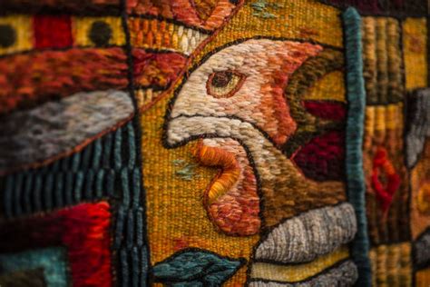 Handwoven Tapestry By Maximo Laura Spiritual Chants To Our Roots