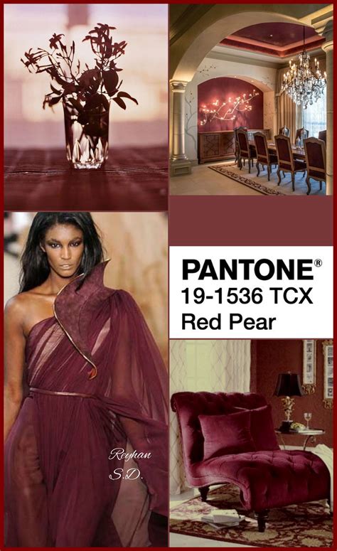 Red Pear Pantone Fall Winter 2018 2019 Color Trends By Reyhan S