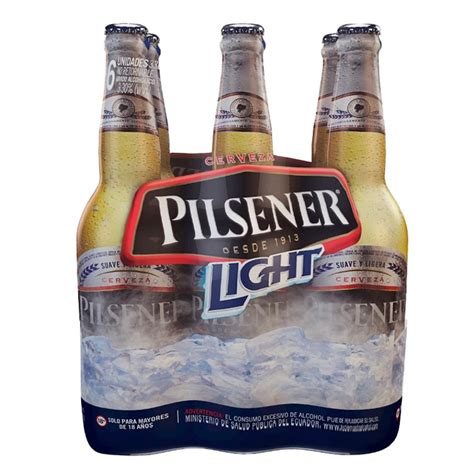 Pilsener Cerveza Light Twist Off 6un 300 Ml