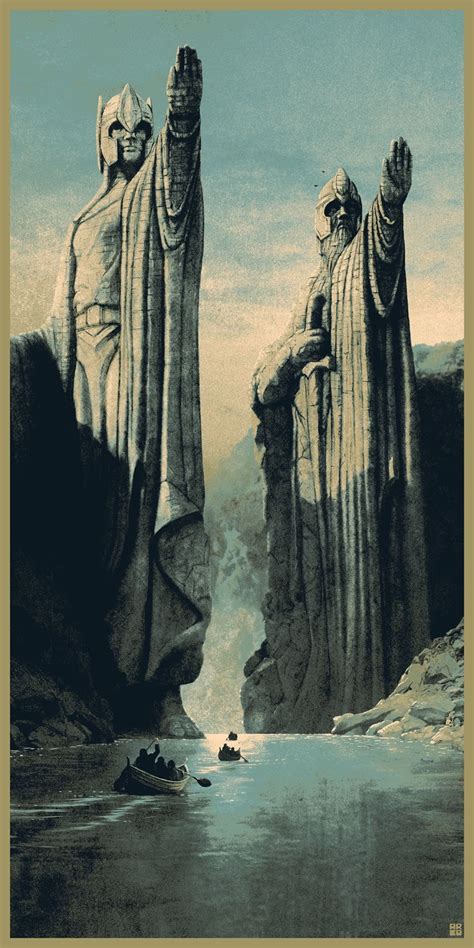 Matt Fergusons Lord Of The Rings Posters Are Amazing Collider