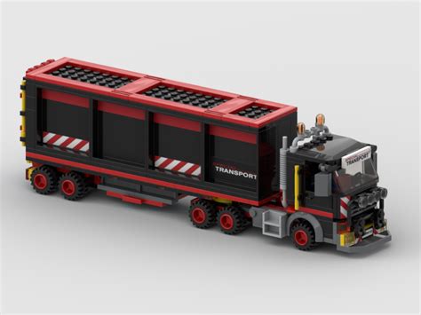 Lego Moc Special Transport Semi Truck By Haulingbricks Rebrickable