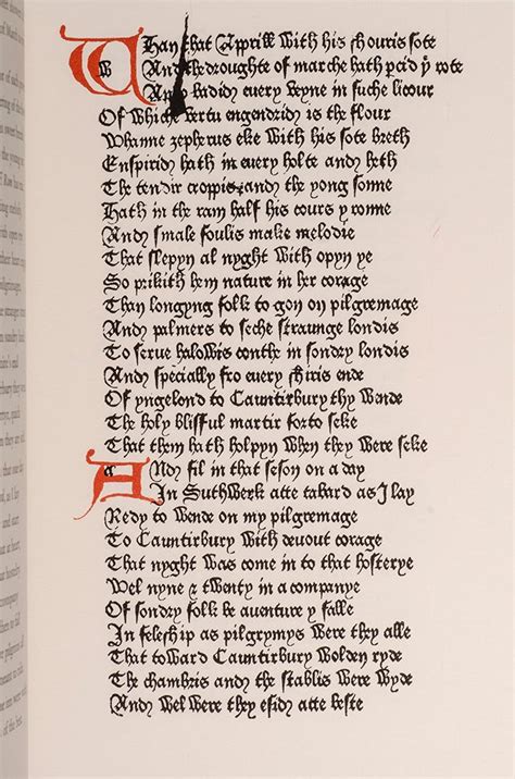 Prologue To The Canterbury Tales The Geoffrey Chaucer Perdix Press