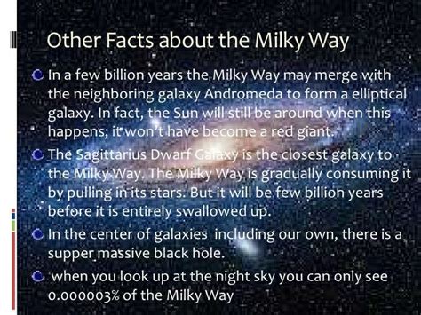 Did U Know Facts Milky Way Fun Facts