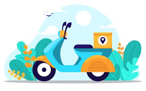 Delivery Service Shipping Illustration Templatemonster