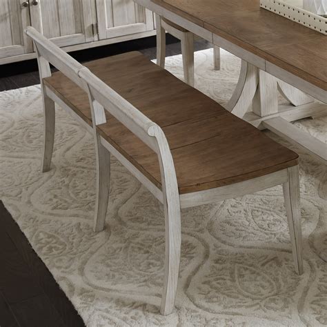 Farmhouse Reimagined 6 Piece Trestle Set 652 Dr 6tres By Liberty Furniture At Bosler S Furniture