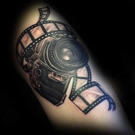 Published on december 15, 2015, under tattoos. 80 Camera Tattoo Designs For Men - Photography Ink Ideas